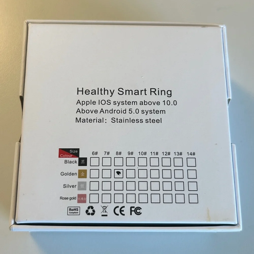 Olevra Smart Ring in Gold